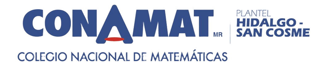 CONAMAT · Colegio Nacional de Matemáticas